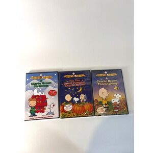Peanuts Charlie Brown Holiday DVD Set Christmas Great Pumpkin Thanksgiving NEW